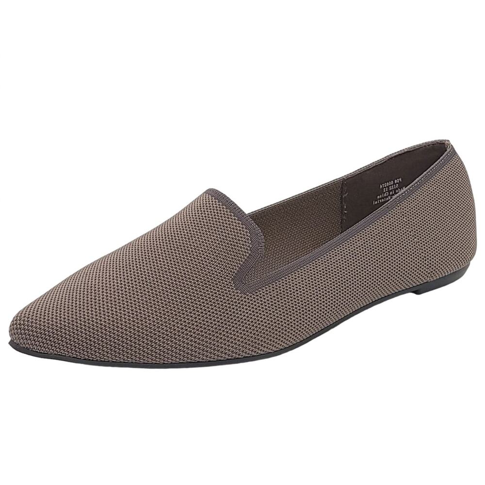 Journee Collection Women Vickie Slip On Pointed Toe Ballet Flats US 12 Grey